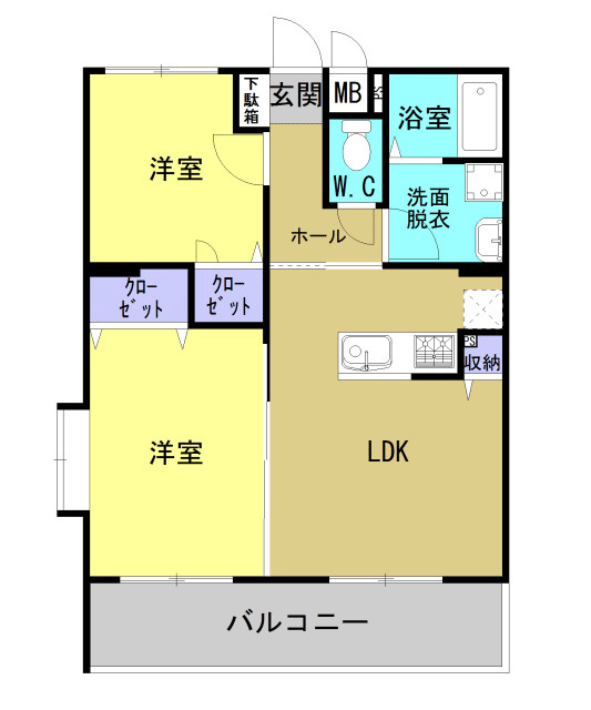 ソラティーオの間取り