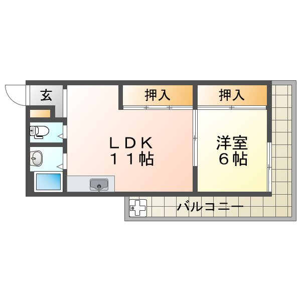 グリーンヒル清水が丘の間取り