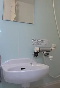 妙蓮寺コーポの洗面所