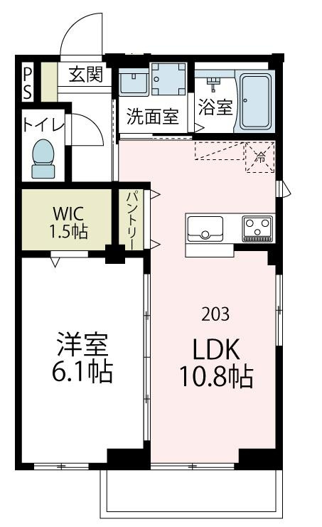 サンセリテ大倉山の間取り