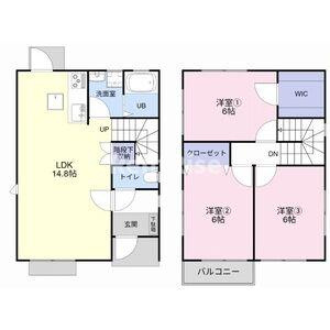 小池様戸建賃貸住宅　D棟の間取り