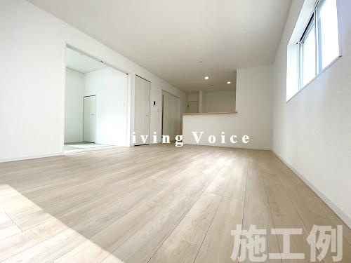 【居間・リビング】 | 【仲介手数料０円】相模原市中央区上矢部第39　新築一戸建て　全4棟 | 相模原市中央区上矢部第39　新築一戸建て　全4棟