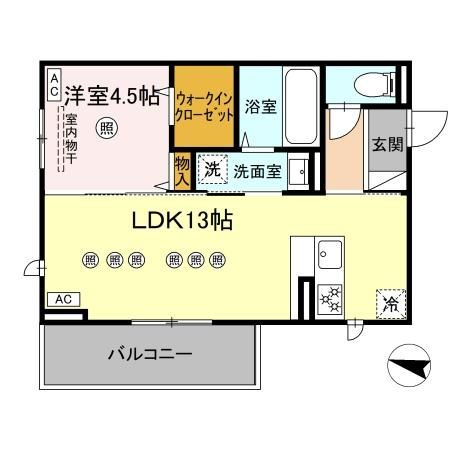 TORISIA飛田の間取り