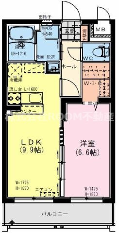 グレイス　ボヌールの間取り