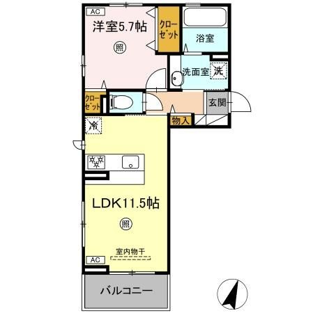 ディアプレイスの間取り