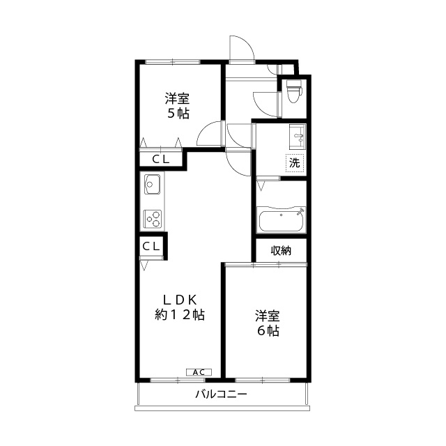 ヴェルジュ多摩川の間取り