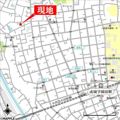アーバンヒルズ成城　Ａ棟の周辺