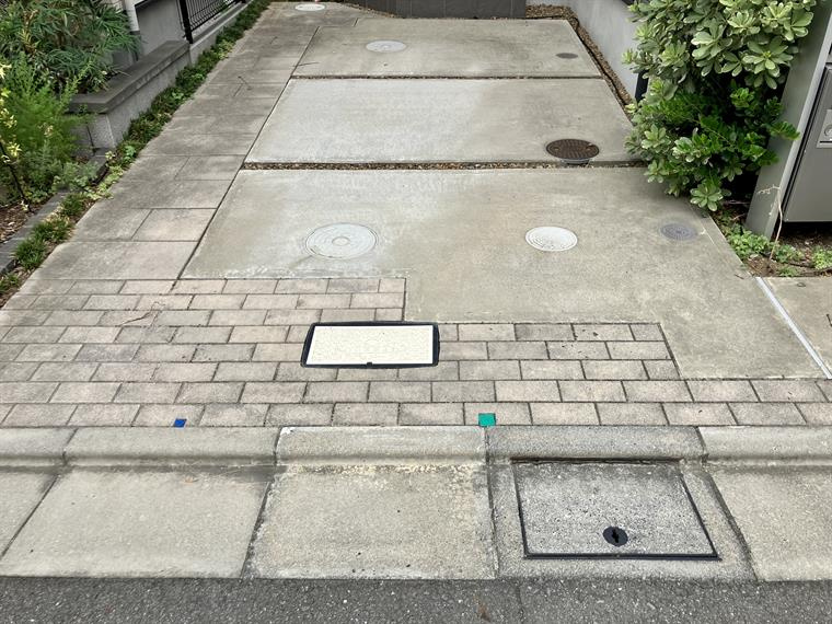 桜戸建の駐車場|駐車場があるので、車を買う予定の方も安心です