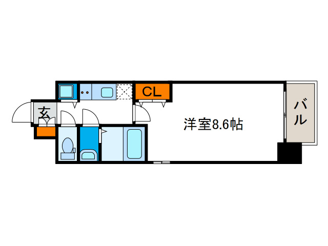 アドバンス大阪ベイパレスの間取り