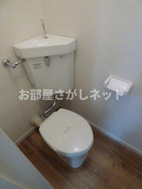 清水ビル【おとり物件なし】#学生・社会人にオススメ！初期費用分割払いOK！のトイレ