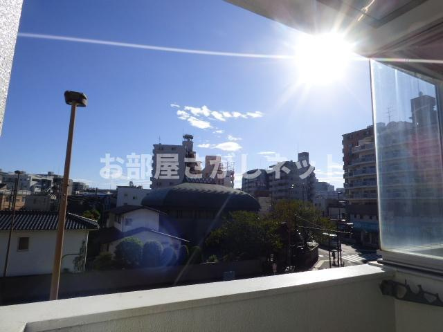 清水ビル【おとり物件なし】#学生・社会人にオススメ！初期費用分割払いOK！のバルコニー