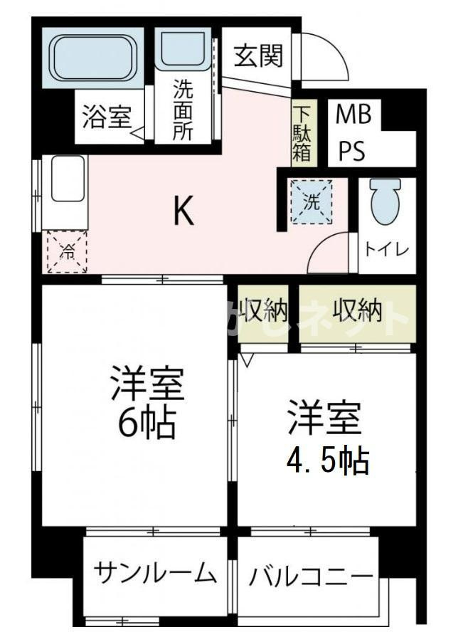 清水ビル【おとり物件なし】#学生・社会人にオススメ！初期費用分割払いOK！の間取り