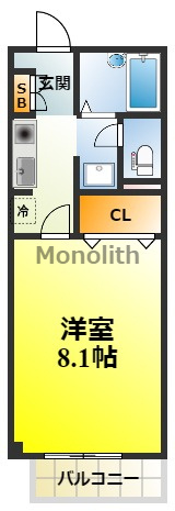フローレスハタの間取り