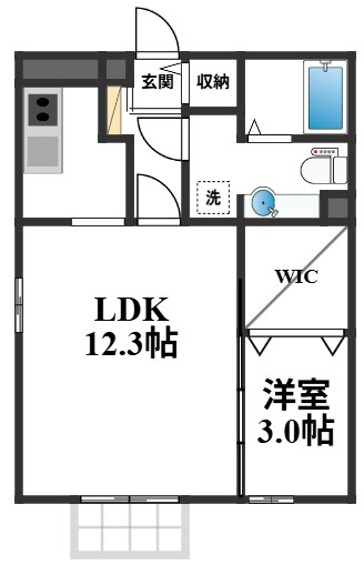 メゾンカムスの間取り