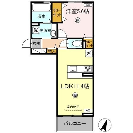 ディアプレイスの間取り