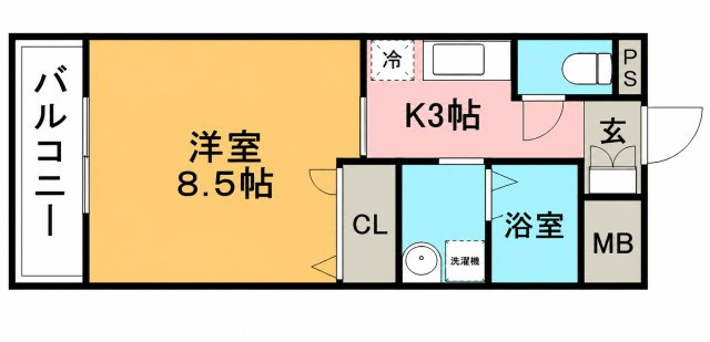 ローズガーデンⅡの間取り