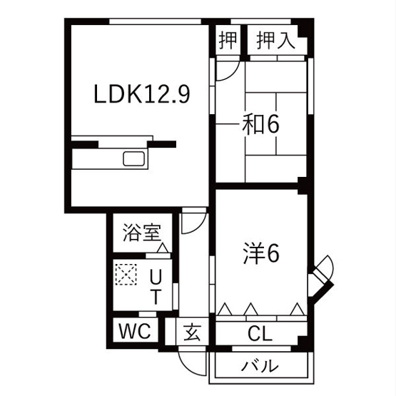 【間取り】 | ハイステージ藤