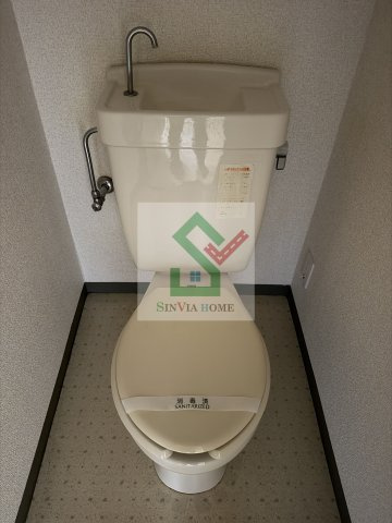 フラットヒルズのトイレ