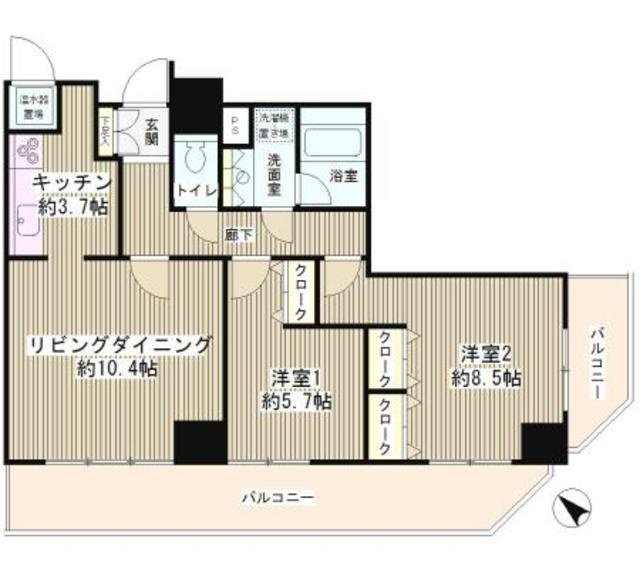 トレステージ目黒の間取り