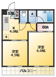 メルシー下目黒の間取り