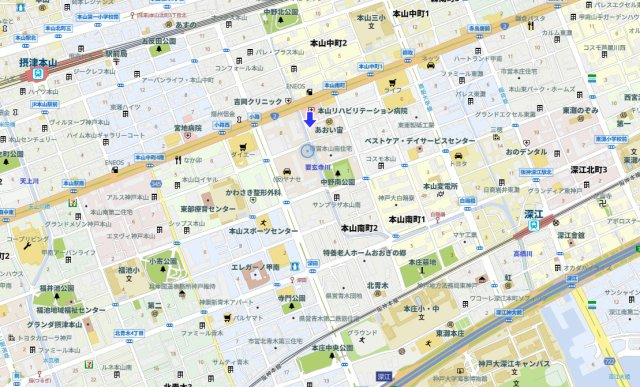 大成ラフォーレ本山の地図