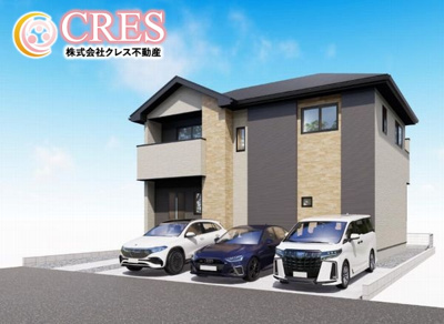 【前面道路含む現地写真】 | ☆☆新築分譲　郡山市東原１期K　リガーレ　全２棟－①！！ | 建物イメージです