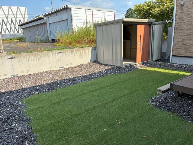 鯖江市北野町2丁目　中古戸建の庭
