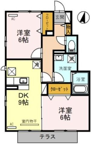 エトワールニイザの間取り