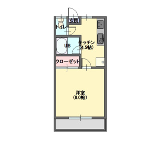 【間取り】 | シャトー・アリス