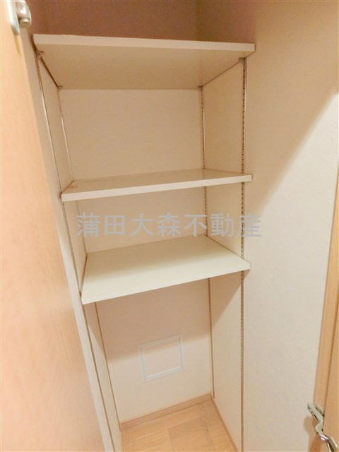ルーブル蒲田弐番館の収納|棚収納