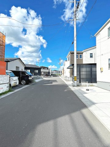 Z空調搭載　須賀川市森宿　西袋第一小・西袋中の前面道路含む現地写真