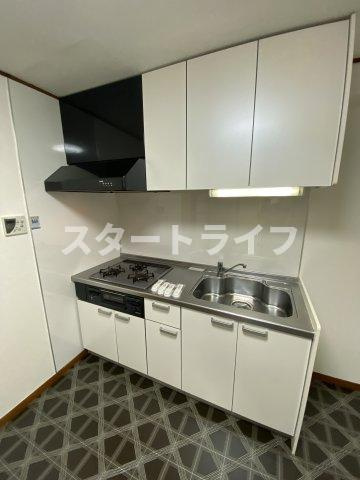 大阪市東淀川区東中島２丁目の賃貸マンションのキッチン