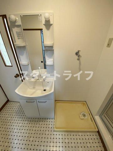 大阪市東淀川区東中島２丁目の賃貸マンションの洗面所