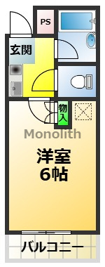 シャルマンフジ和泉大宮壱番館の間取り