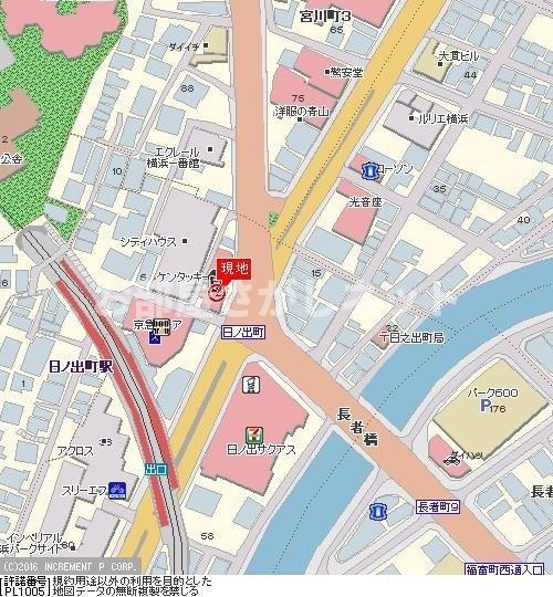 スカイコート横浜日ノ出町【おとり物件なし】#学生・社会人にオススメ！初期費用分割払いOK！の地図