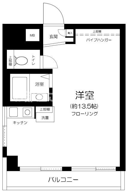 スカイコート横浜日ノ出町【おとり物件なし】#学生・社会人にオススメ！初期費用分割払いOK！の間取り