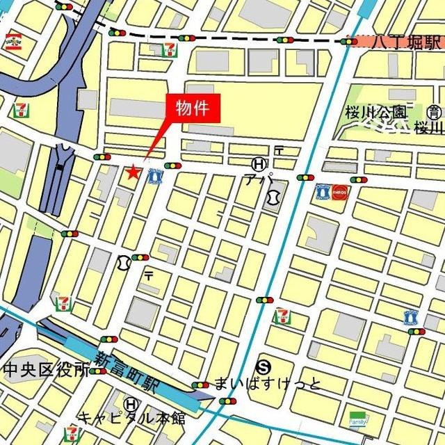 アーバネックス銀座東の地図