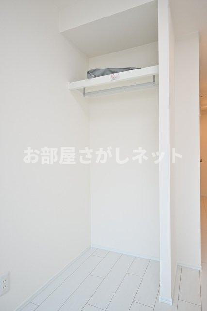 長楽町屋レジデンス【おとり物件なし】#学生・社会人にオススメ！初期費用分割払いOK！の収納|オープンクローゼット