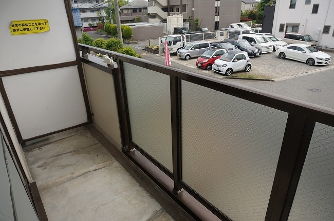 第２吉住マンションのバルコニー