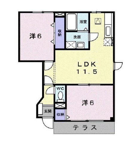 【間取り】 | ベル神前Ｂ