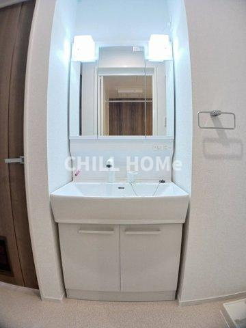 ルーツショアⅠの洗面所|当社、チルホームのHPもご覧ください(^^)/物件情報多数♪