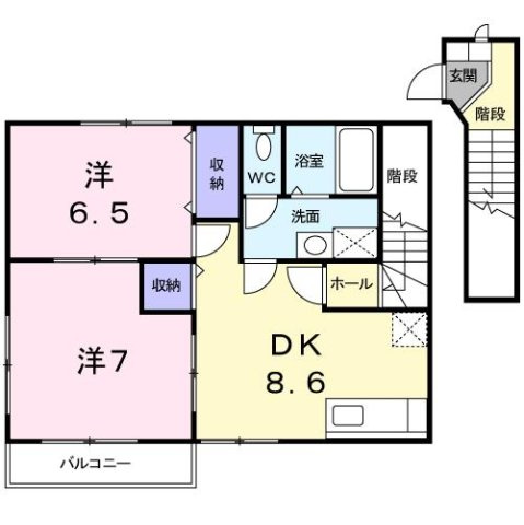 【間取り】 | コート・ダジュールⅢ