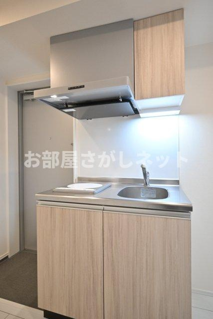 長楽町屋レジデンス【おとり物件なし】#学生・社会人にオススメ！初期費用分割払いOK！のキッチン|1口IHコンロ