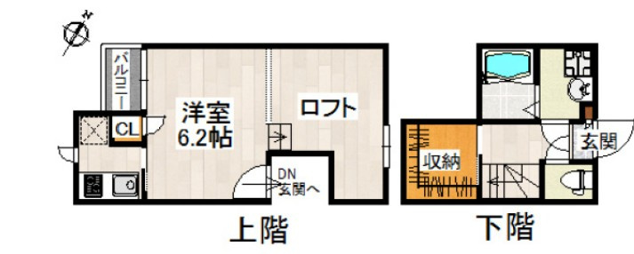 ＣＢ宮原エヴァンの間取り