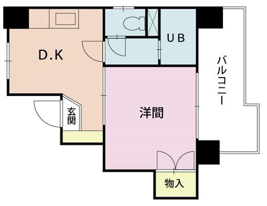 シャトール北浦和の間取り