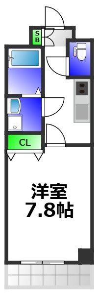ルミエール八尾駅前の間取り