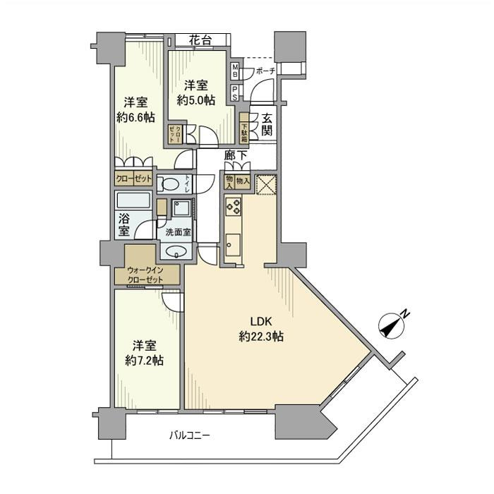 シティタワー品川の間取り