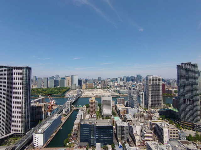 パークタワー勝どき　サウス棟の展望