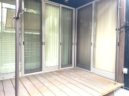大津市和邇春日3丁目中古戸建の設備|ウッドデッキ