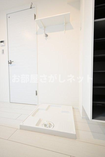 長楽町屋レジデンス【おとり物件なし】#学生・社会人にオススメ！初期費用分割払いOK！の設備|室内洗濯機置場